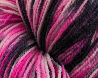 Pink Dalmatian American Superwash Merino Wool Sock Yarn - 4oz (114 grams)