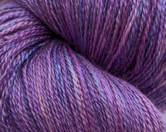 Berry Pie Seaside Lace Yarn - Merino Seacell Silk - 100 grams - 880 yards