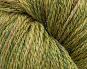 Moss Seaside Fingering Yarn - Merino Seacell Silk - 100 grams - 480 yards