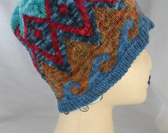 Epic Saga Hat Knitting Pattern in .pdf