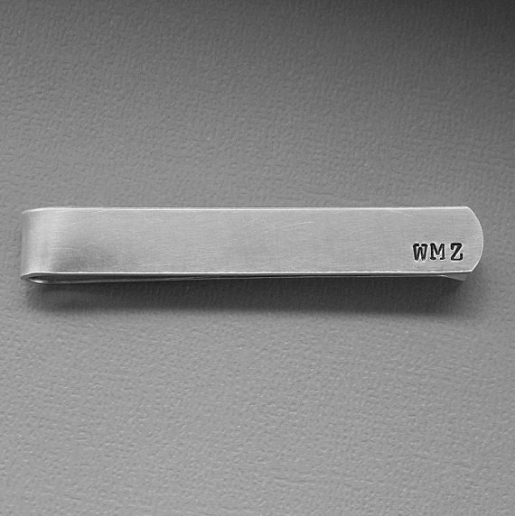 personalized tie clip hidden message