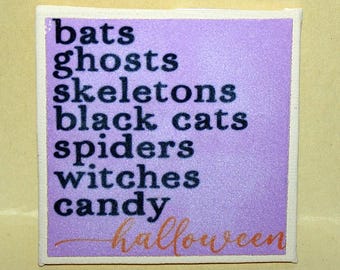 Halloween Canvas Magnet