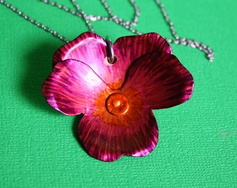 Viola Necklace - Copper Jewelry