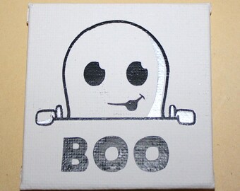 Boo Canvas Magnet