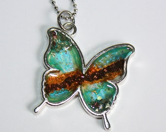 Butterfly Necklace - Resin Jewelry