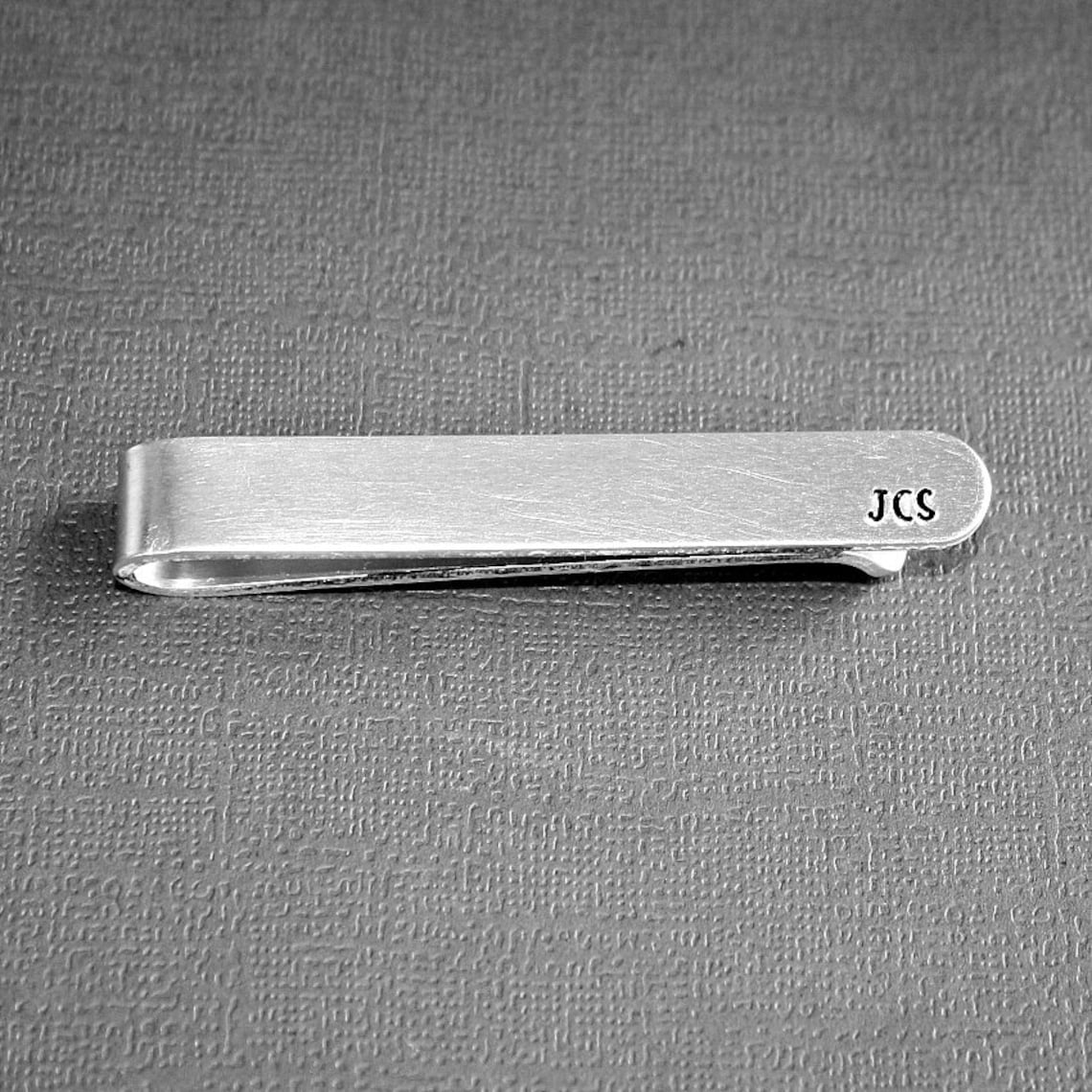 personalized tie clip hidden message