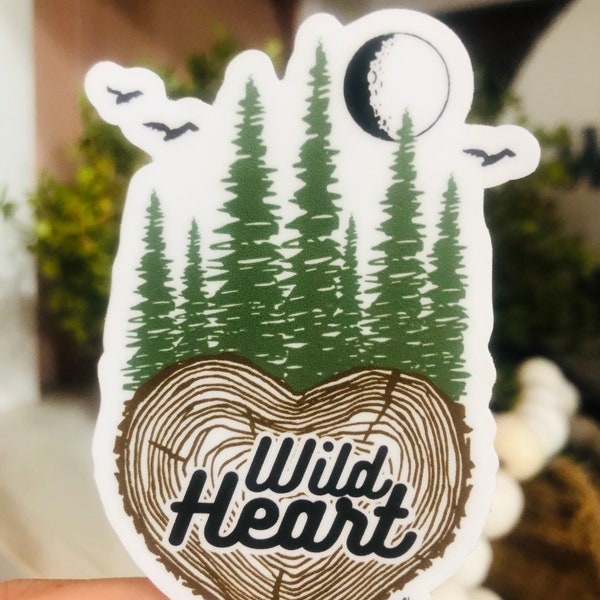 Wild Heart Wilderness Color Sticker