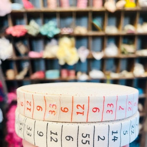 French Laundry Printed Twill Tape Ribbon 1 yard