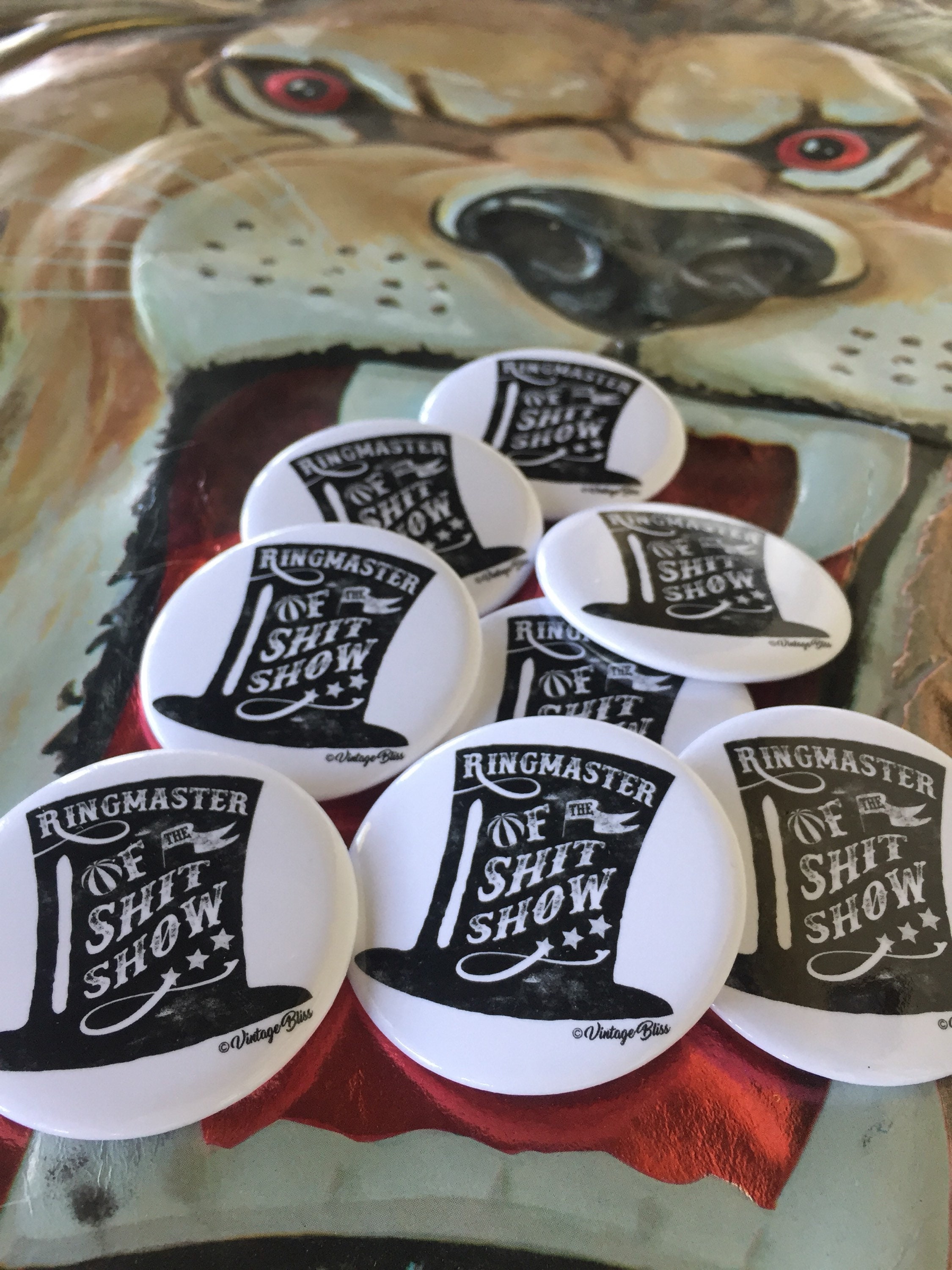 Shit Show Button Ringmaster of the Shit Show Pin Button - Etsy