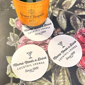 Mama Needs A Drink Cocktail Lounge Bar Coasters 4