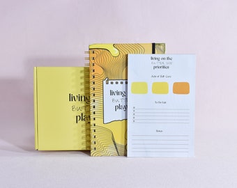 Self-Care Journal and Notepad Bundle – Wellness and Priorities