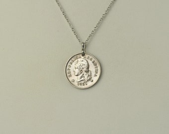 Argentina Coin Necklace 1921 - Coin Layer Necklace