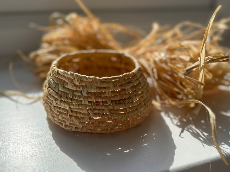 Tiny Hand-Woven Basket image 4