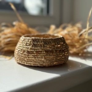 Tiny Hand-Woven Basket image 2