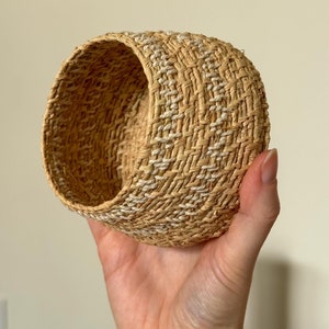 Tiny Hand-Woven Basket image 1