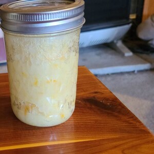 Orange sugar body scrub