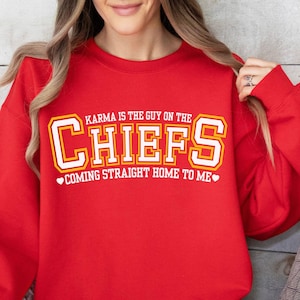 Chiefs Sweatshirt, Kansas City Fan Shirt, Kansas City Football Sweatshirt, KC Football T-Shirt, Football Crewneck, Game Day Hoodie