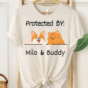 Baby Shower Gift, Protected By Dog Onesie, Protected By Pets Onesie, Newborn Baby Gift, Personalized Baby Onesie, Custom Dog Onesie