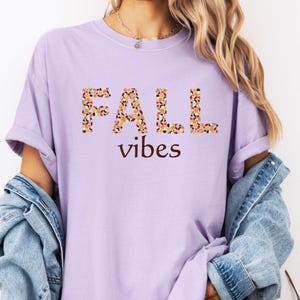 Fall Vibes Shirt, Comfort Colors Tee, Cute Fall Theme Shirt, Autumn Shirt, Happy Fall Shirt, Love Fall Shirt, Fall Hoodies
