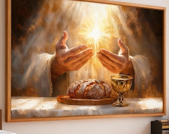 Last Supper of Christ Canvas Print | Religious Christian Wall Art