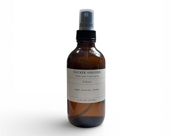 Solace Room and Linen Spray | Plant-Based & Non-Toxic | Relaxing Home Scent