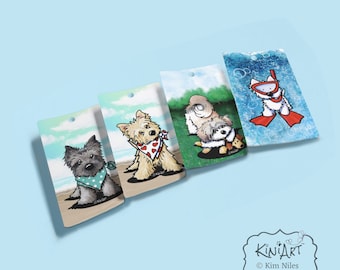 KiniArt Dog Breed Art Bookmark