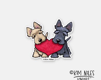 Cute Scottie Dog Sticker