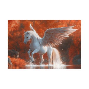 Pegasus Puzzle: Mystical Flying Horse Art, Family Fun
