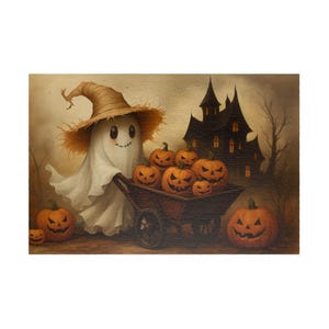 Halloween Jigsaw Puzzle: Ghost, Jack O&#39; Lanterns, Challenging Puzzle (110-1014 Pieces)