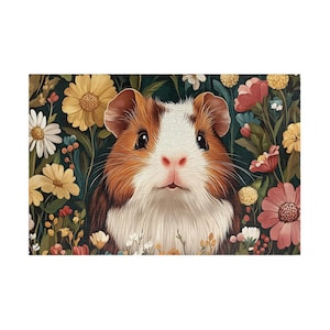 Cute Guinea Pig Puzzle(110 252 520 1014 Piece), Guinea Pig Lover, Animal Puzzle, Unique Puzzle. Puzzle for Adults