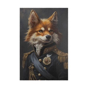 Cute Dog Dressed As Napoleon Jigsaw Puzzle (110, 252, 520, 1014-piece) Dog Lover Puzzle,  Animal Puzzle, Unique Puzzle, Adult Puzzle