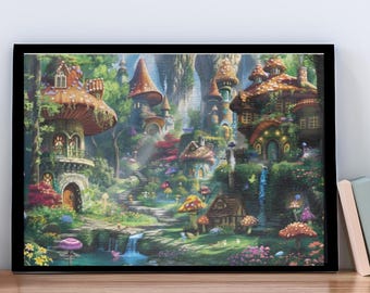 ジグソーパズル　アイリーンサイツ　enchanted retreat ラスト Springtime At The Lake Jigsaw Puzzle | Bits and Pieces