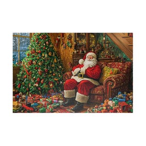 Santa Claus Puzzle (110, 252, 520, 1014-piece) Christmas Puzzle, Christmas Gift,  Unique Puzzle, Adult Puzzle, Family Fun