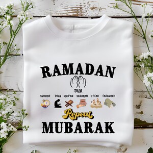 Ramadan Mubarak Shirt, Unisex Islamic Gift, Ramadan Celebration Shirt, Suhoor Iftar Taraweeh Tee, Family Ramadan Shirt, Ramadan Mode Shirt