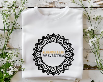 Alhamdulillah Islamic Shirt: Ramadan Eid Gift, Muslim Apparel