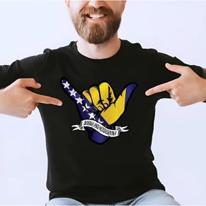 Bosnia Sweatshirt, Bosnia Crewneck, Bosnia Sweater, Bosnia Shirt, Unisex Pullover, Bosnia Souvenir, Bosnia Birthday Gift, House Warming Gift