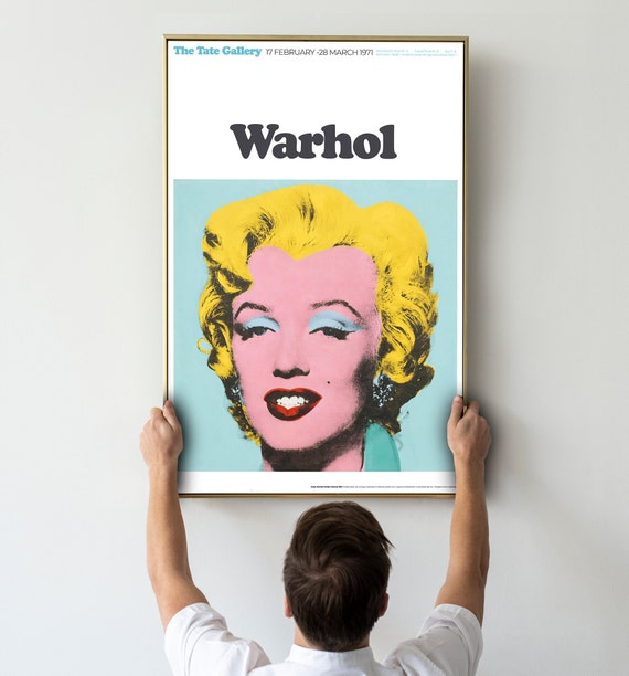 Andy Warhol (tate Gallery, 1971) | Rare Poster Print. Marilyn 