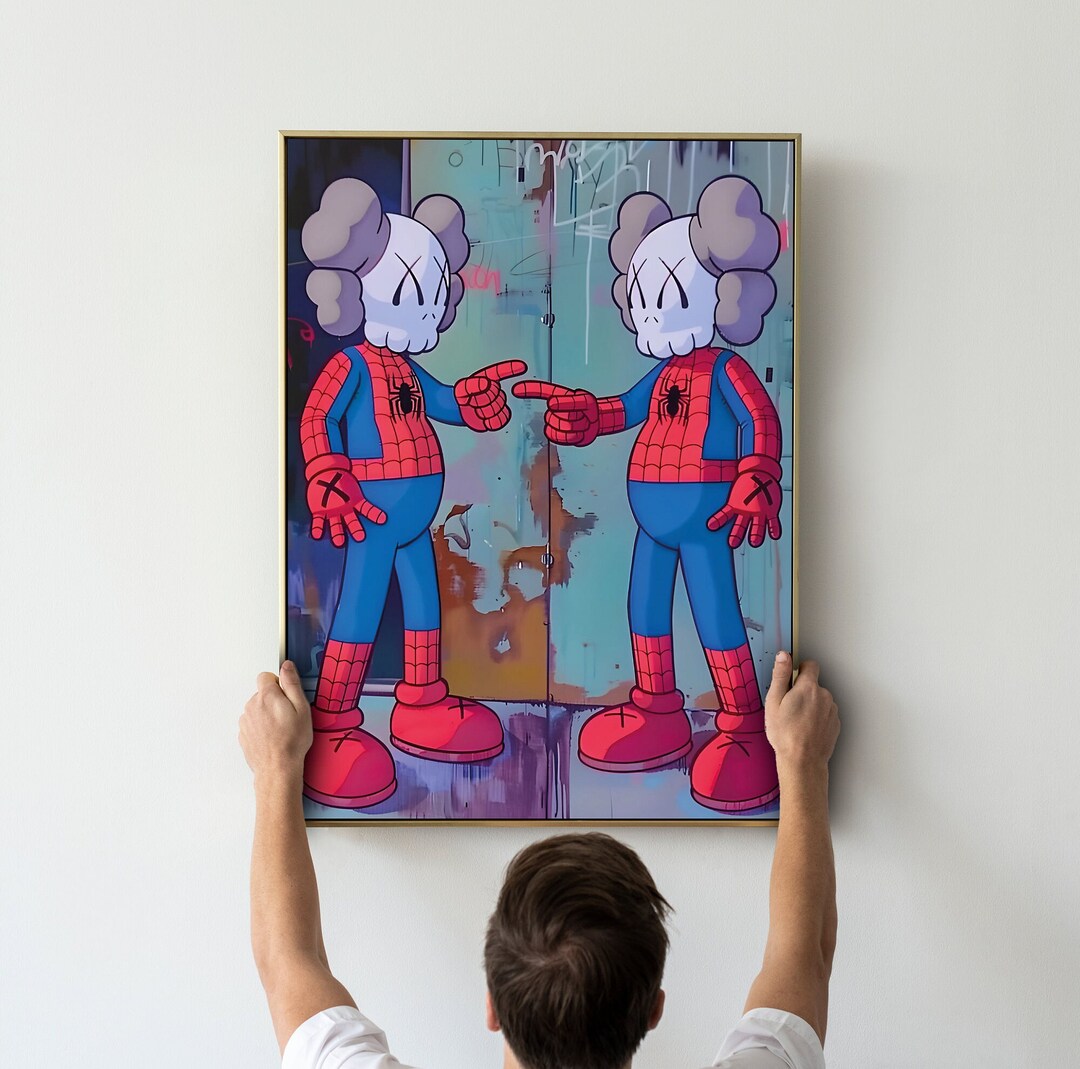 ABE ポスター ( kaws ape パロディ 現代アート Supreme コレクション