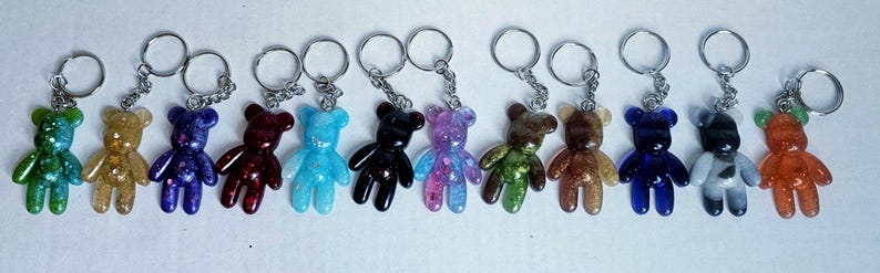 Swiftie Inspired Resin Bear Keychains/Bag charms SET of 12! image 1