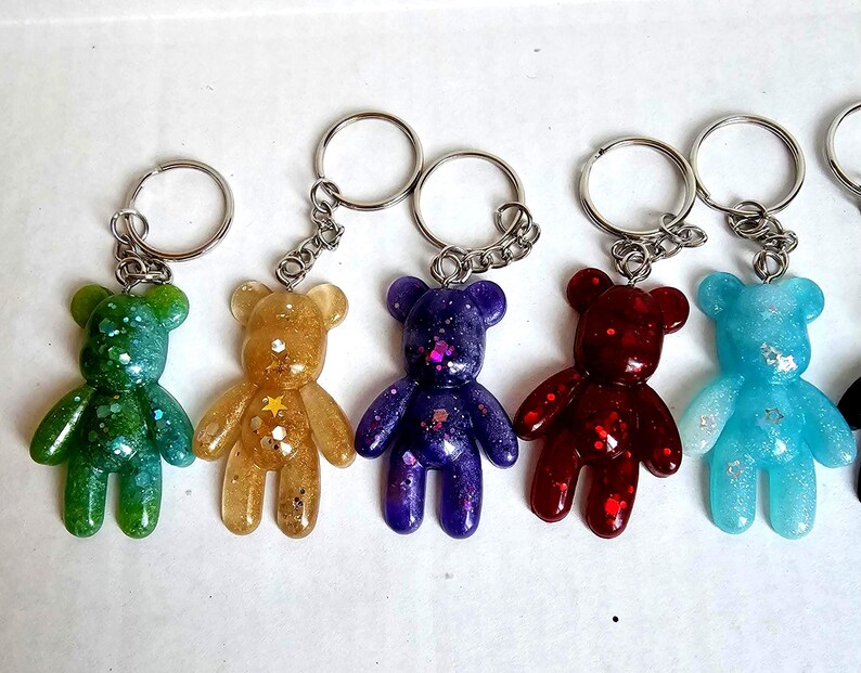 Swiftie Inspired Resin Bear Keychains/Bag charms SET of 12! image 5