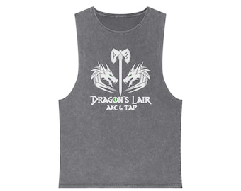 Unisex Stonewash Tank Top