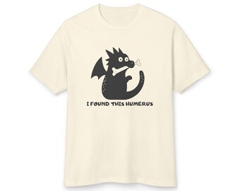 Humorous Dragon Graphic Tee, Funny T-Shirt, Unisex Cotton Shirt, Novelty Gift, Geeky Apparel