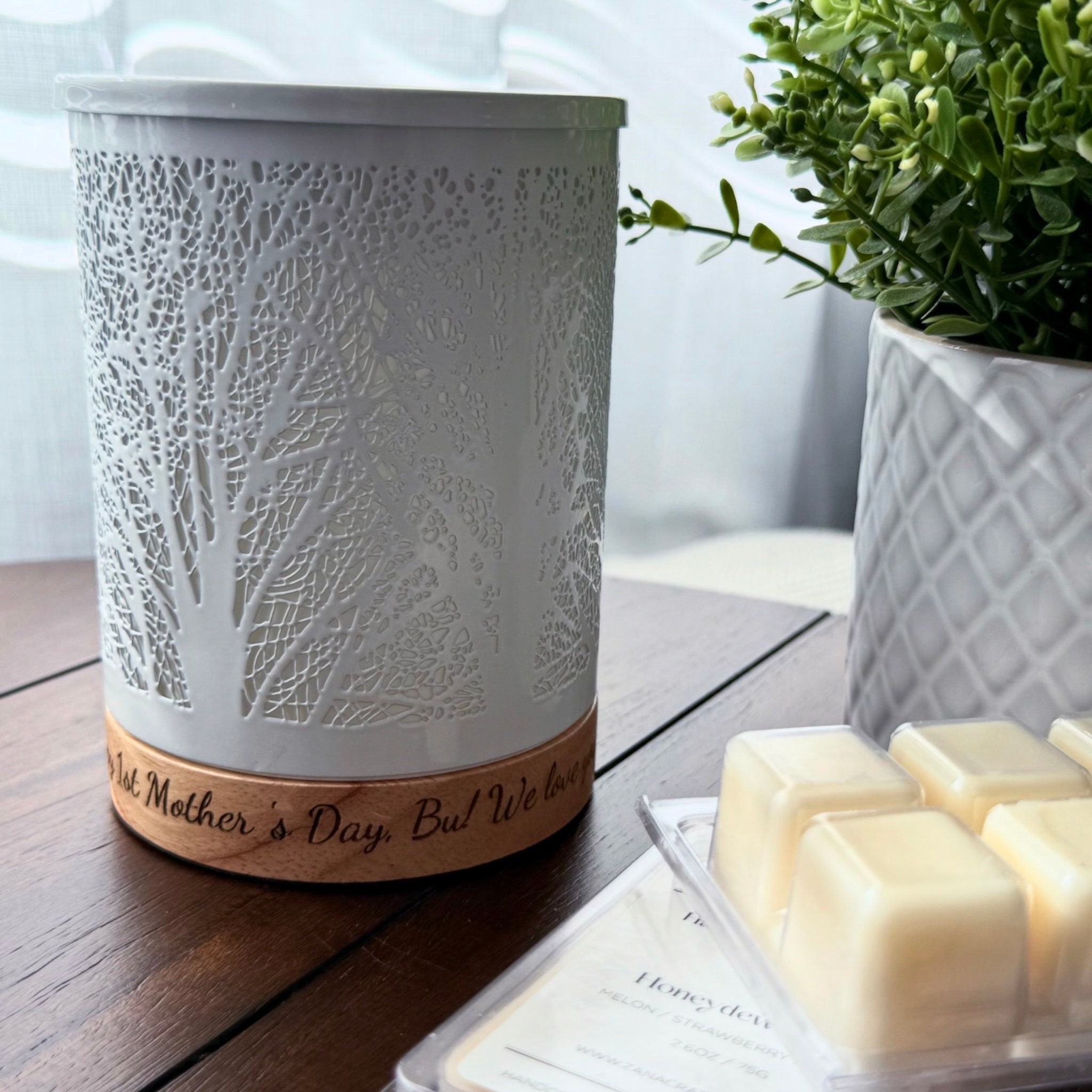 Custom Candle Warmer Lamp | Electric Wax Burner | Fragrance Lamp for Scented Wax| Custom Gift for Mother&#39;s Day | Electric Candle Warmer