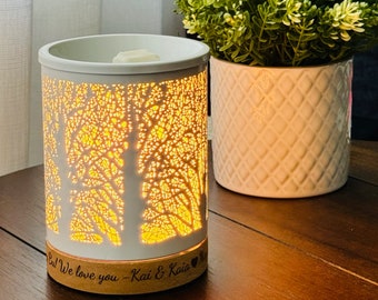 Custom Candle Warmer Lamp | Electric Wax Burner | Fragrance Lamp for Scented Wax| Custom Gift for Mother's Day | Electric Candle Warmer