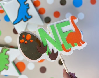 Dinosaur Cake Topper, Dino 1st Birthday Decorations, Dinosaur Cake Smash, Boy First Birthday, Dino 2nd Birthday, Dino 3rd Birthday