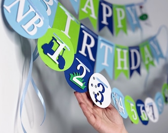Hole in One 12 Month Banner, Baby's First Year Golf Themed Birthday, Milestone Banner Golf Monthly Photo Banner, Golf 12 Month Photo Banner