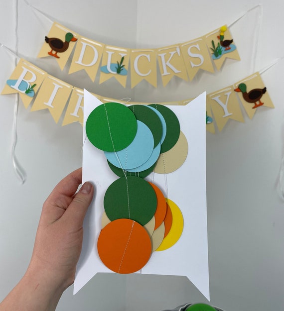 Deko Zum 1. Geburtstag – „Silly Goose“ Banner & Girlande Mit Hängenden Wirbeln