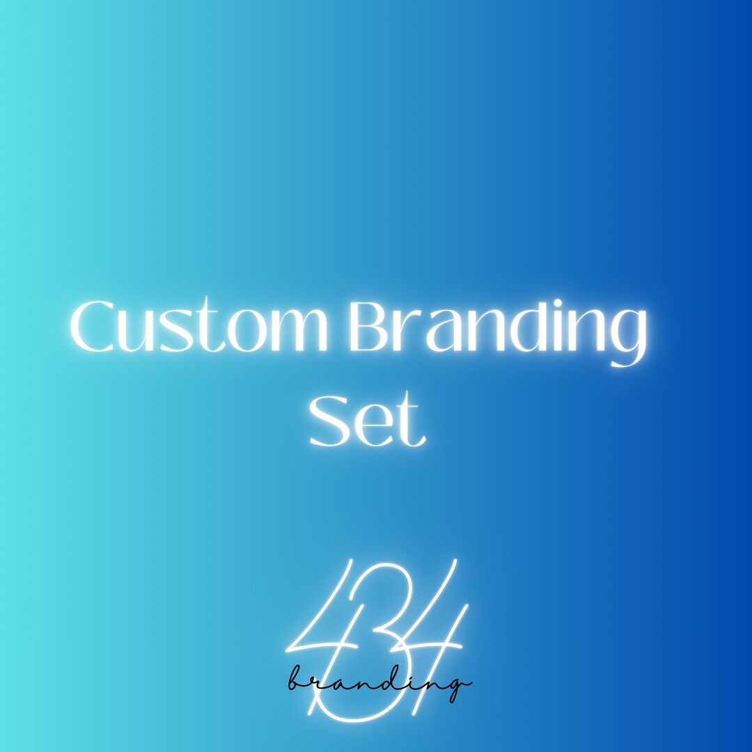 Custom Branding Set | Logos, Brand Colours, Social Media, Emails ...
