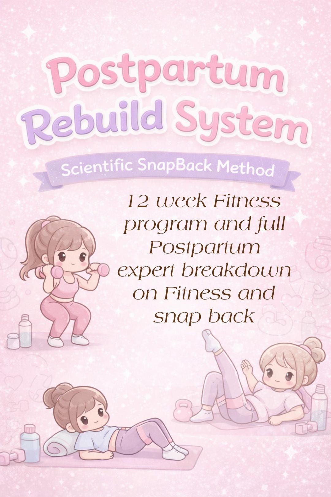 Editable Postpartum Rebuild System | 12 Week Postnatal Workout Program ...