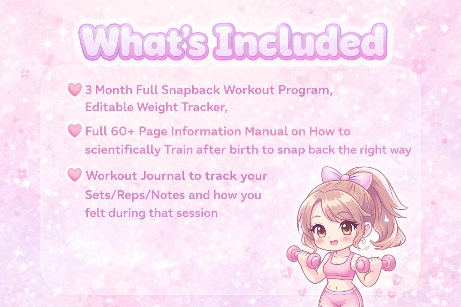 Editable Postpartum Rebuild System | 12 Week Postnatal Workout Program ...